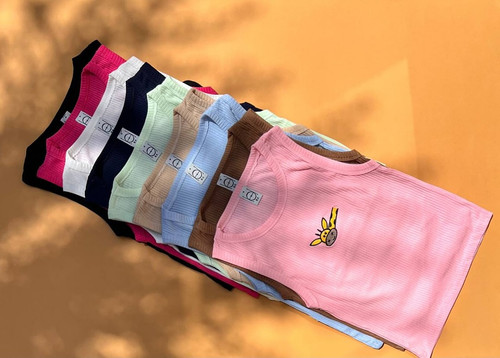 تاپ گلدوزی رنگی پارچه کرکرهای زنانه